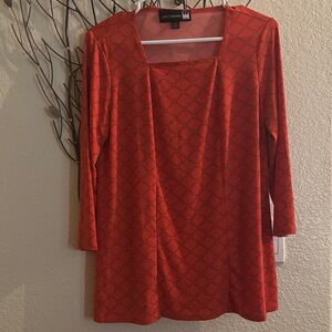 Anthony Richards Vibrant Red Geometric Dress